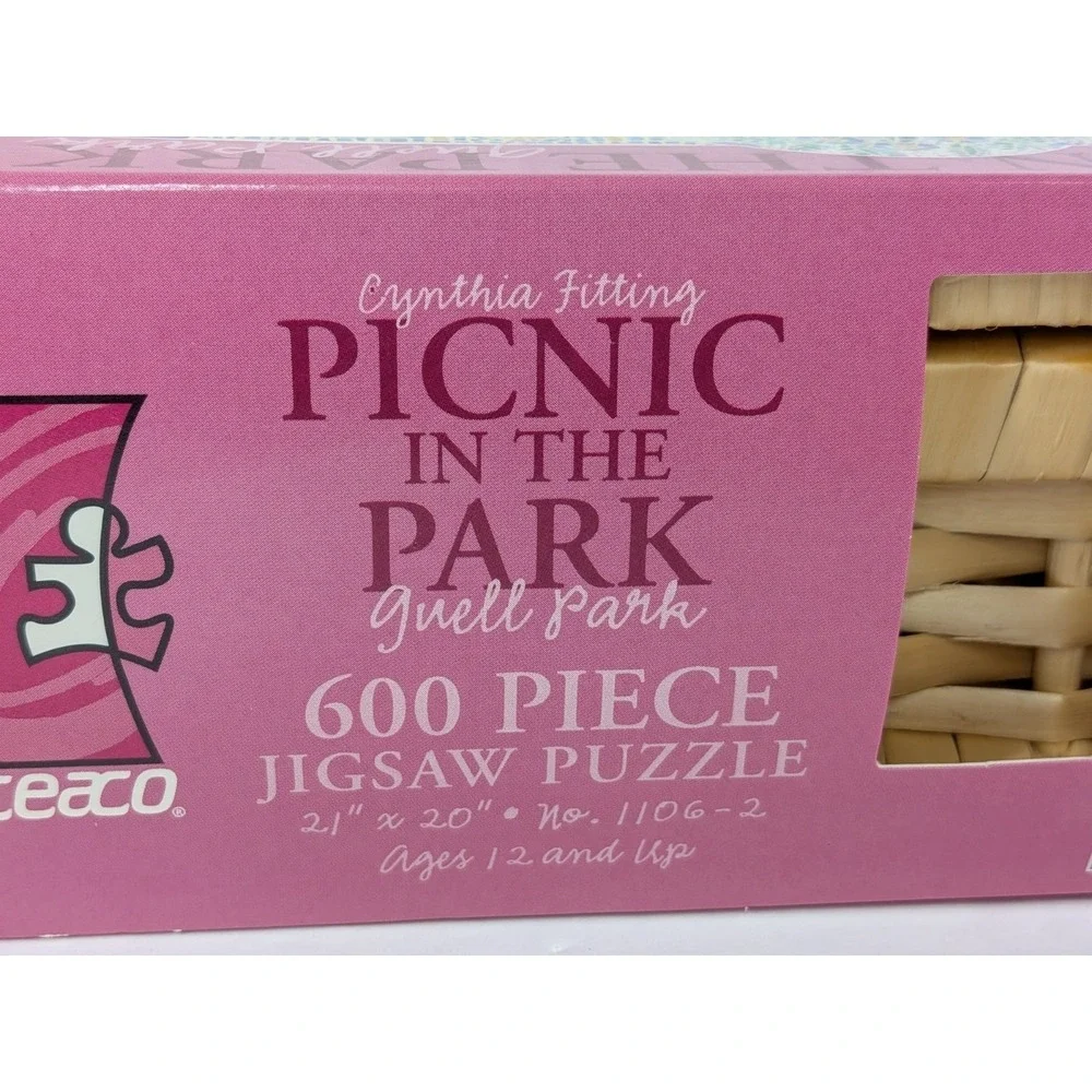 RARE😍Vntg 2003 Picnic In the Park GUELL PARK Cynthia Fitting 600pc Ceaco Puzzle